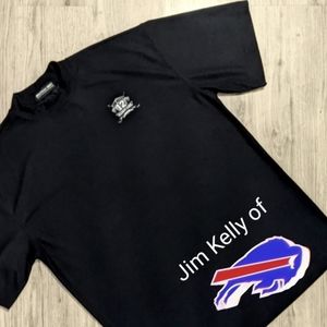 Jim Kelly Celebrity Golf Classic Black Athletic T-Shirt Sz Lg 2008